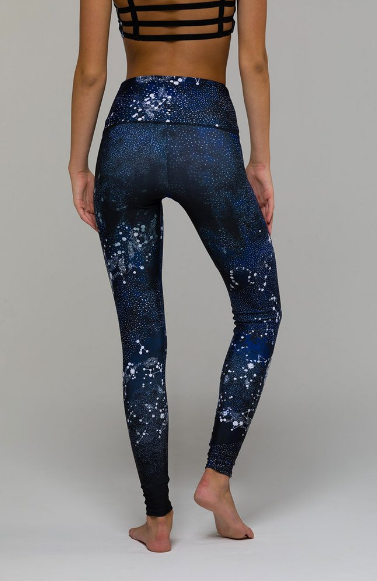 Image Title Onzie High Rise Graphic Legging - Constellation